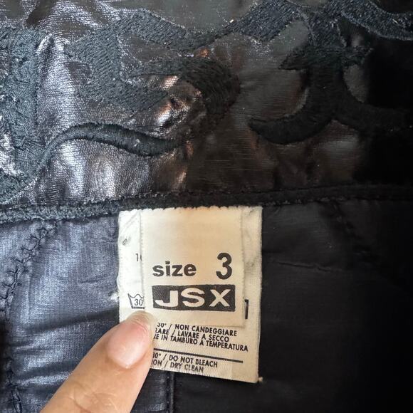 JSX TREME Black Hooded Ulitity Jacket Size 3 Made in Italy - Picture 9 of 10